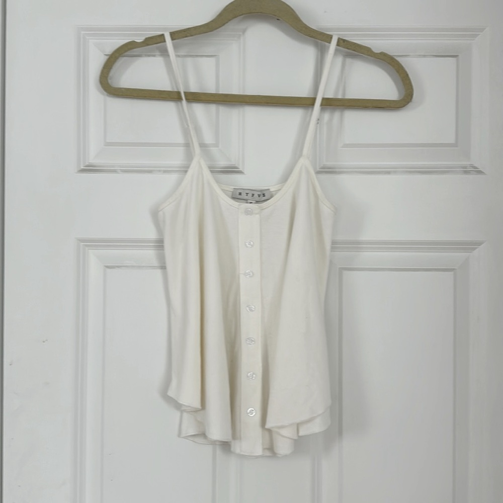 White Spaghetti Strap Top - Never Worn